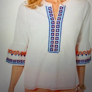 NWT Lilly Pulitzer Rosa Tunic resort white - Small